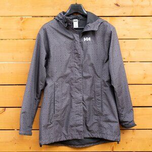 Helly Hansen Women's Water-Resistant Shell Jacket | Medium | Grey Geometric
